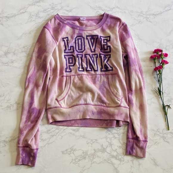 PINK Victoria's Secret Tops - Victoria’s Secret Pink purple sweatshirt l